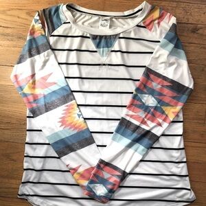 Southwestern Print Long Sleeve Shirt (Treasure Lilly)